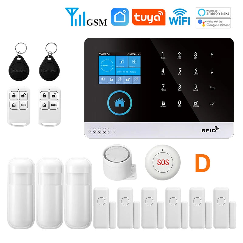 Smart security alarm system to protect your home