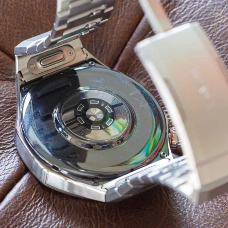 HUAWEI Watch GT 5 Pro 46mm Smartwatch Ceramic and Titanium Watch compatible with iOS and Android 14 days long battery life