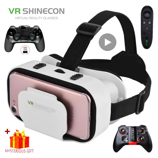 Shinecon Viar Virtual Reality VR Glasses Headset 3D Device Helmet