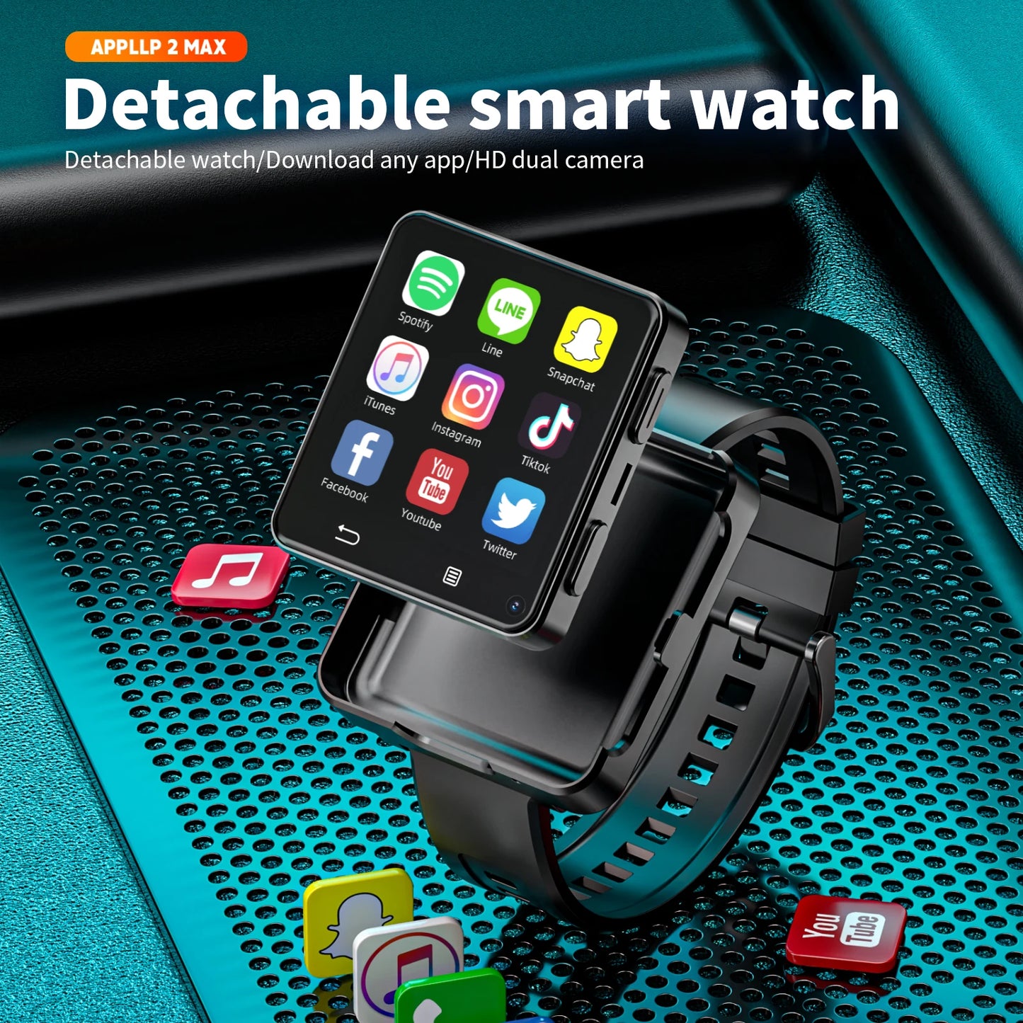 "LOKMAT APPLLP 2 MAX – The Ultimate Mini Phone on Your Wrist."
