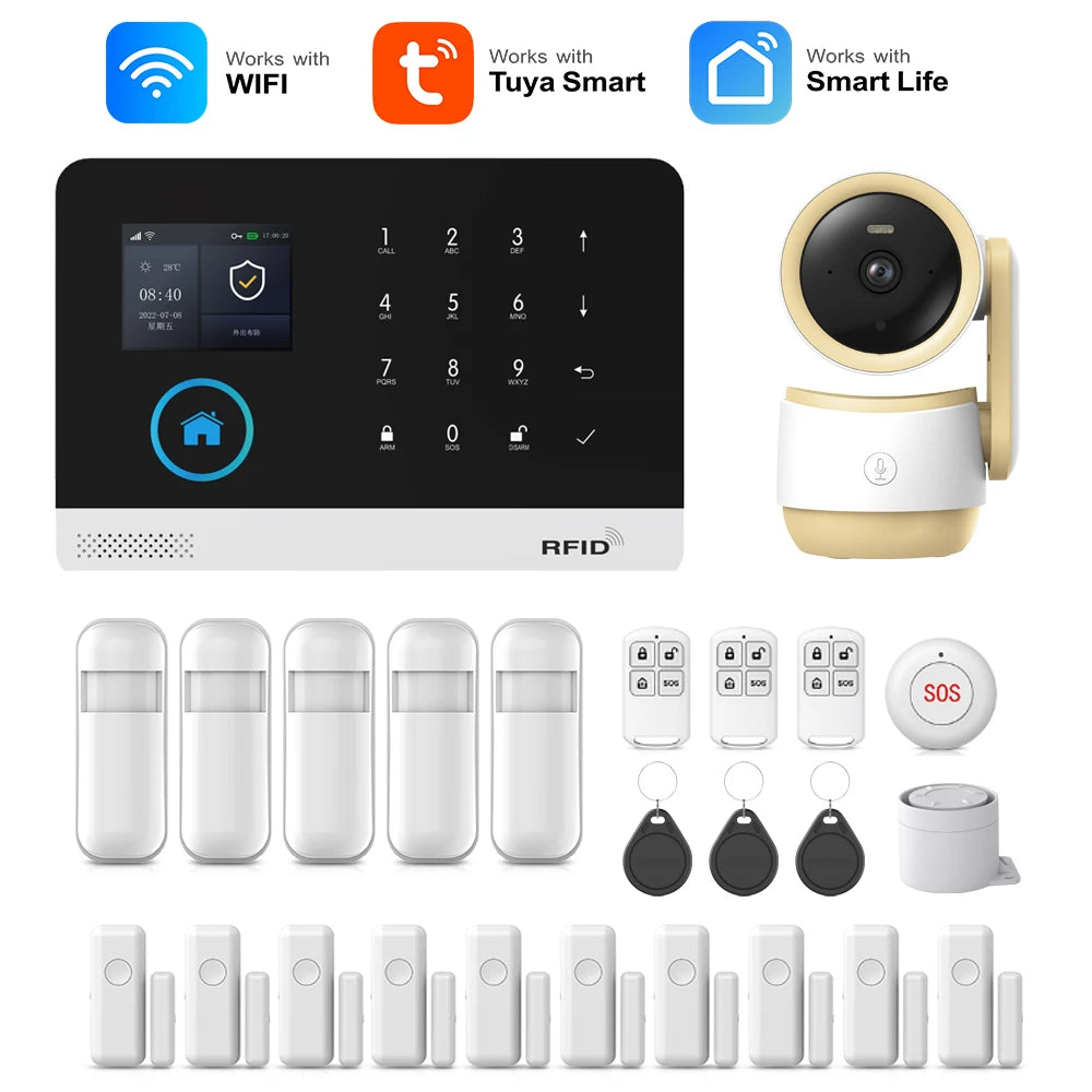 Smart security alarm system to protect your home