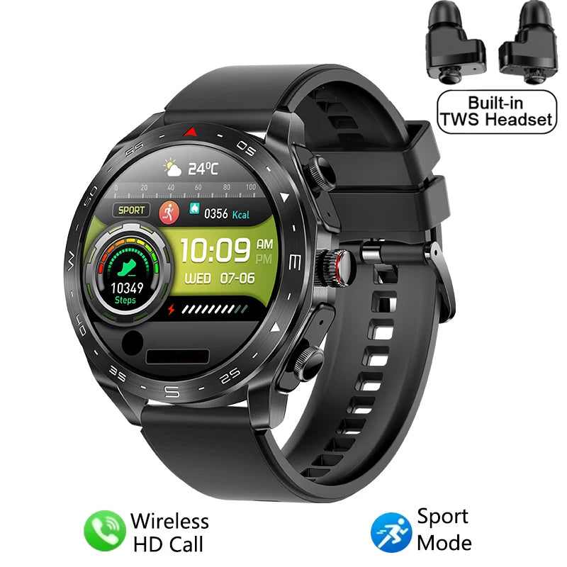 2025 New Smart Watch future design with wireless headset