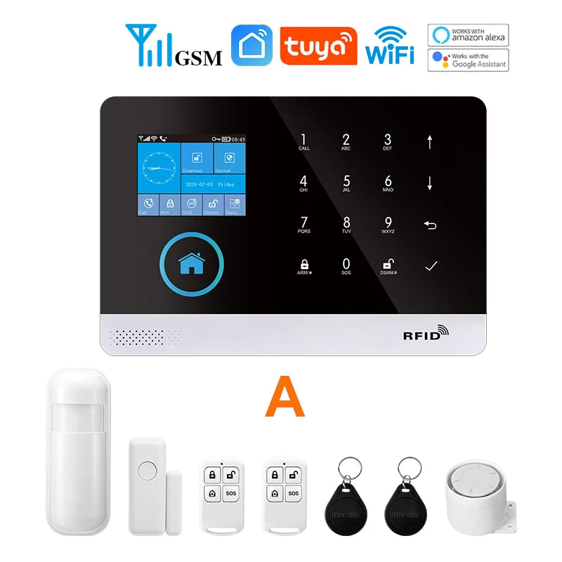 Smart security alarm system to protect your home