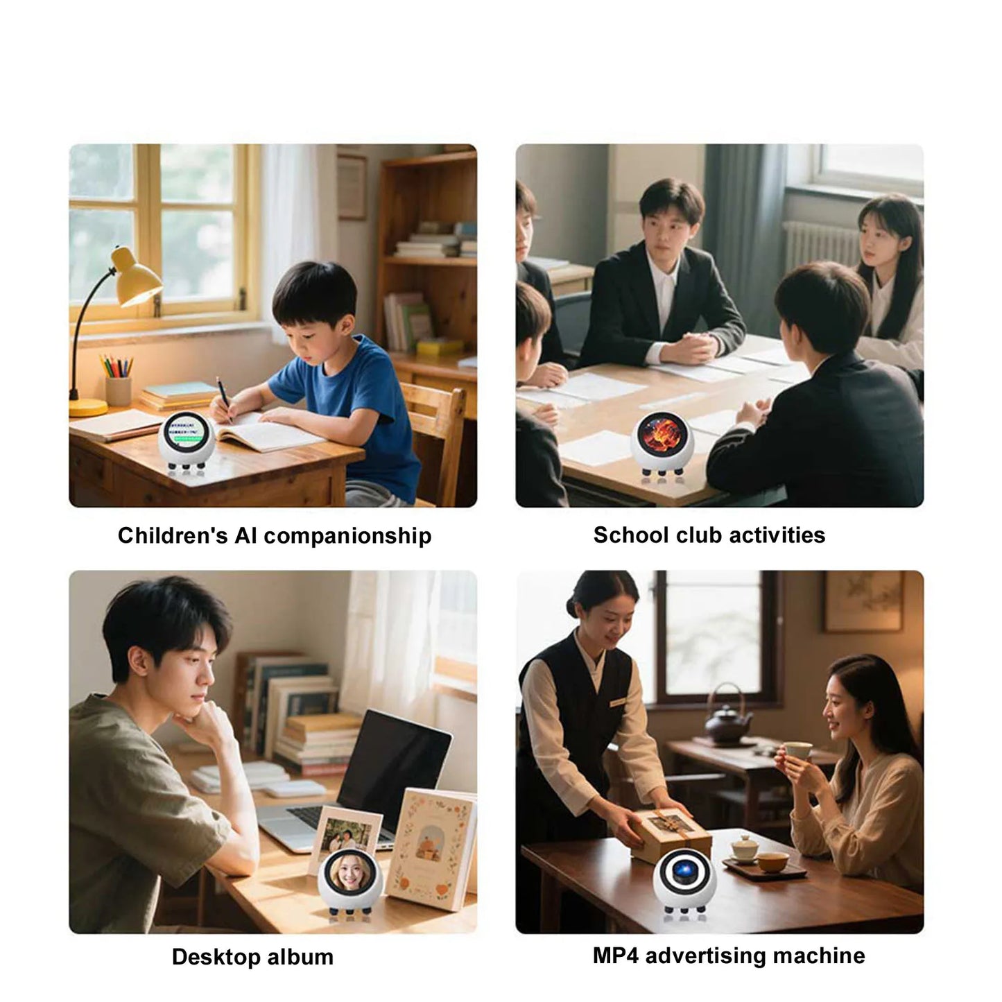 Smart Talking Robot Companion Voice Wake Up perfect for your office