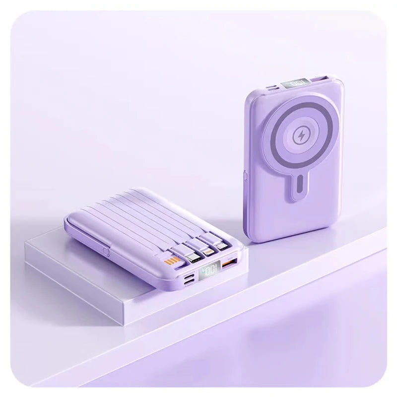 Wireless magnetic power bank 22.5W super fast charging 10000mAh