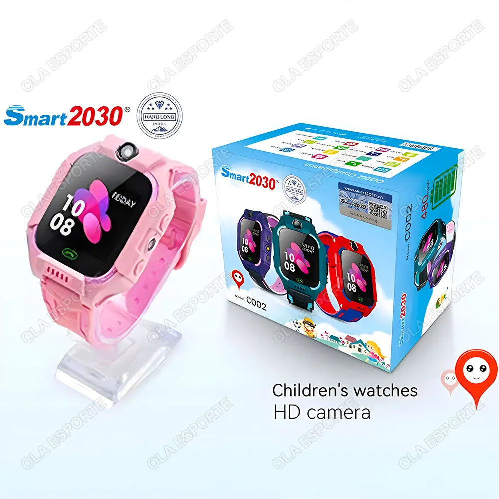 Kids smart watch with sim card and GPS to track your son