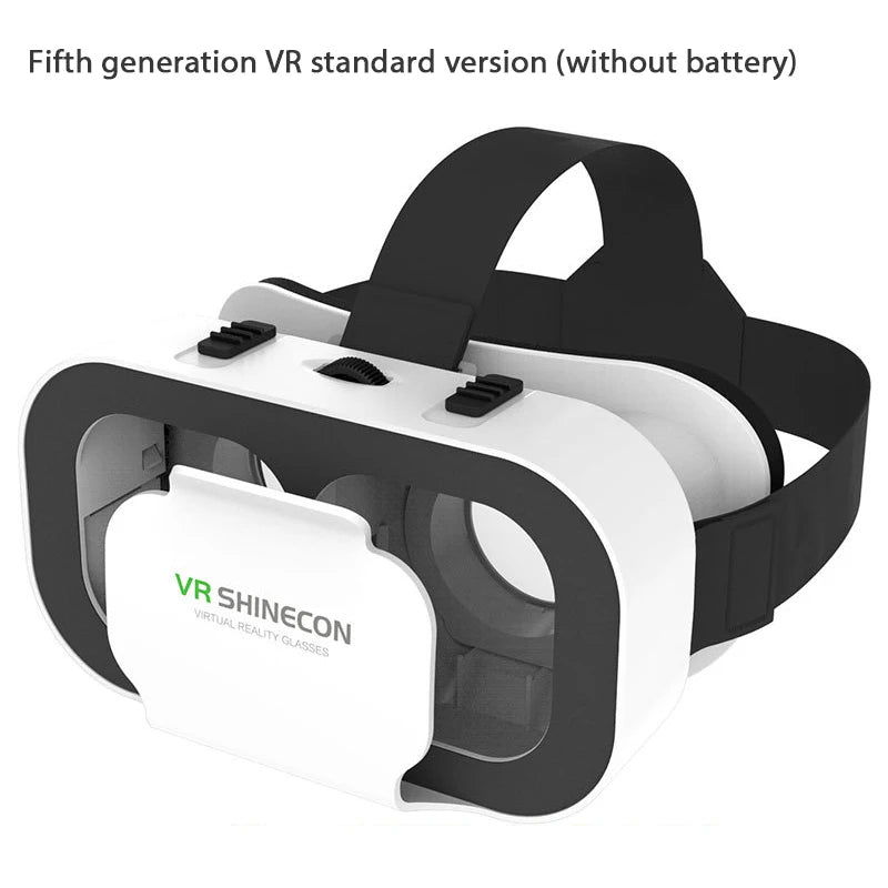 Shinecon VR Glasses 3D Headset Virtual Reality Device Helmet Goggles Lenses