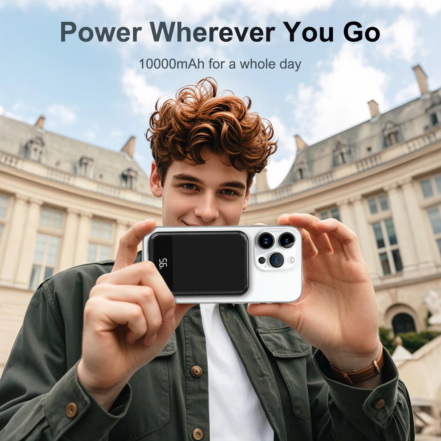 Magnetic Wireless Portable Charger Power Bank