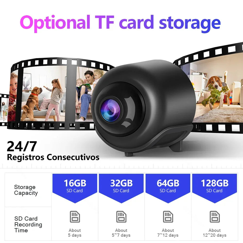 New Mini Camera 2024 X5 Intelligent WiFi Mini  Camera Home Indoor Night Vision Safety Protection Audio Video Recorder