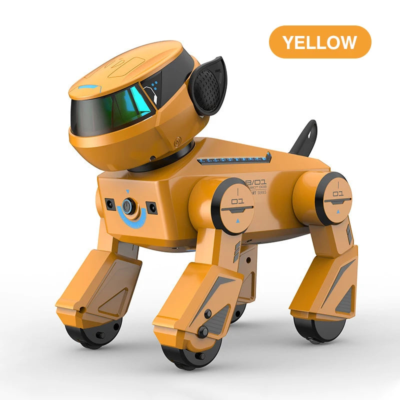 Intelligent Remote Control Robot Dog Electronic Stunt Voice Command Programmable Touch-sense Music Song Children's Toys for Boys