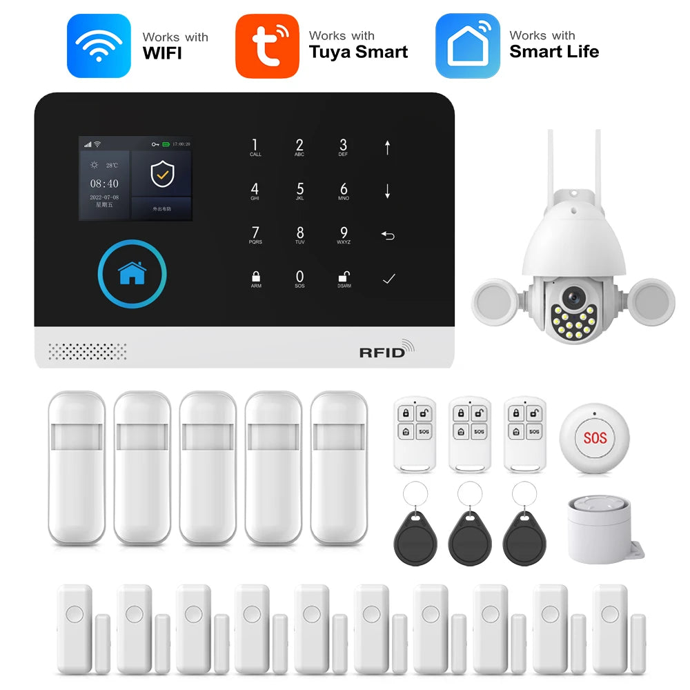 Smart security alarm system to protect your home