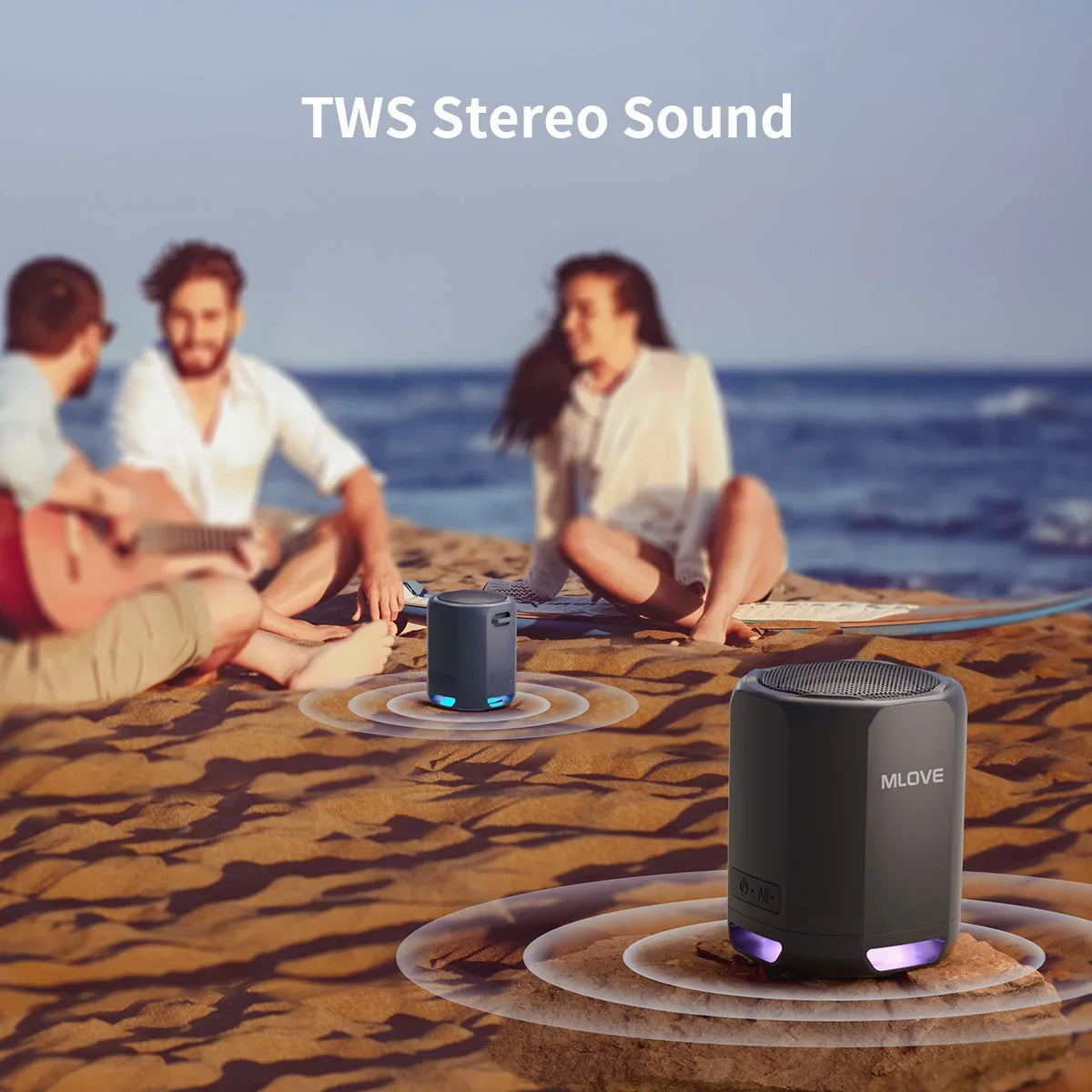 MLOVE Portable Bluetooth Speaker