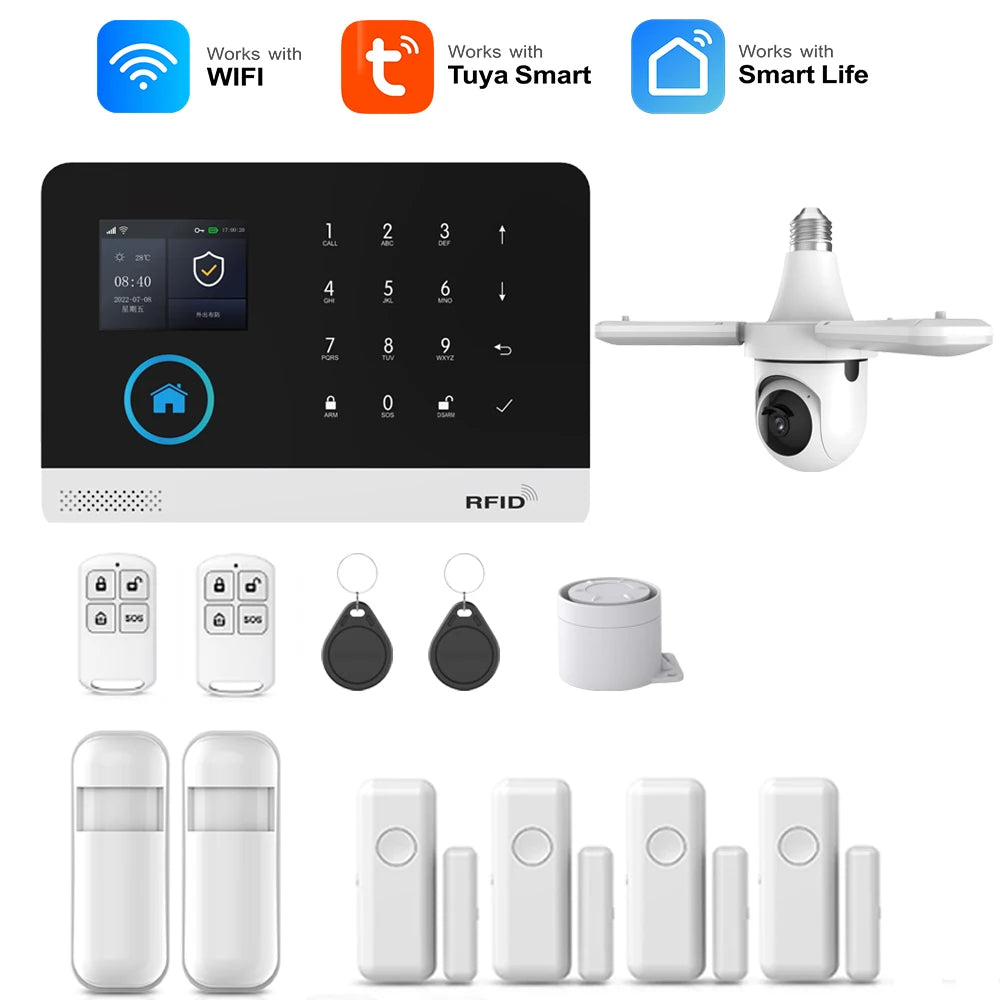 Smart security alarm system to protect your home