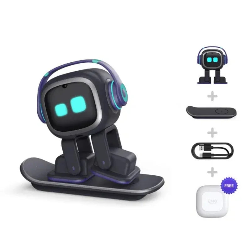 EMO Electronic Robot Ai Pet Desktop Voice Interaction Handsome Senior Intelligent Automation Robots Holiday Children Gifts