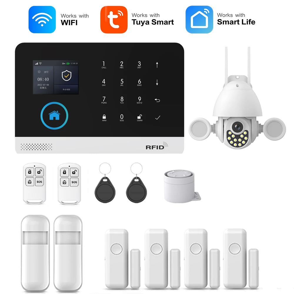 Smart security alarm system to protect your home