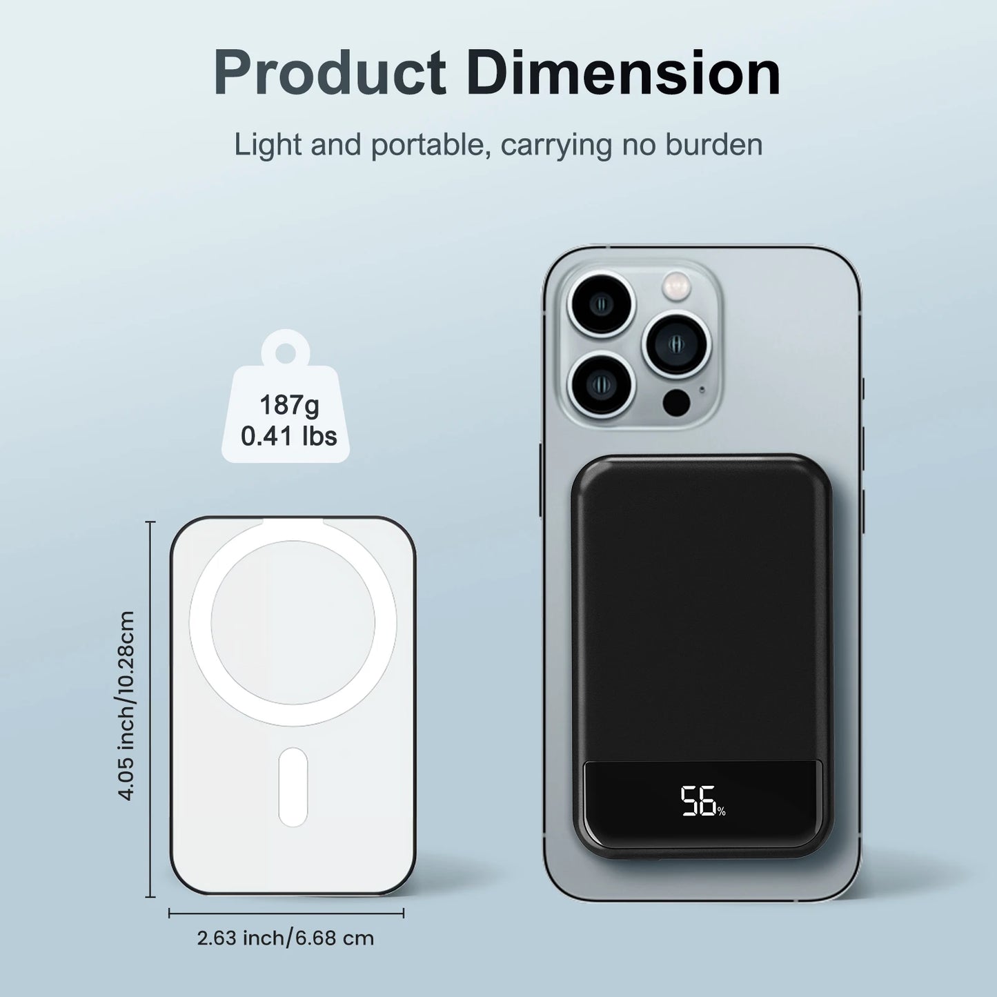 Magnetic Wireless Portable Charger Power Bank